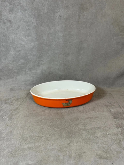 Plat En Fonte Jaune Le Creuset Vintage - Fabriqué En France - Années 1980