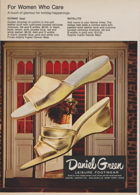 1973 Daniel Green Leisure Footwear - Women's Shoes Slip-On - Print Ad Photo