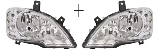 2X Phare Avant D+G Électrique + Moteur Pour Mercedes Vito / Vito / Mixto (W639)