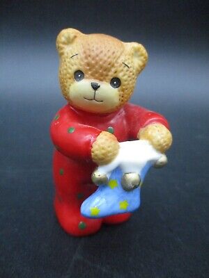 Vintage 1987 Lucy Rigg Enesco Lucy & Me Bear Christmas Stocking