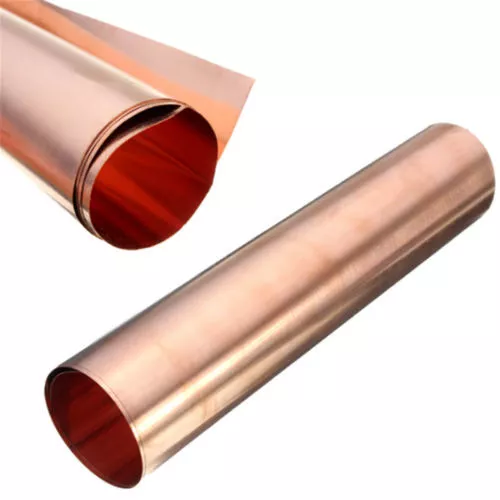 0.1x100x100MM 99.9% Pure Copper Cu Metal Sheet Foil For Handicraft Aerospace