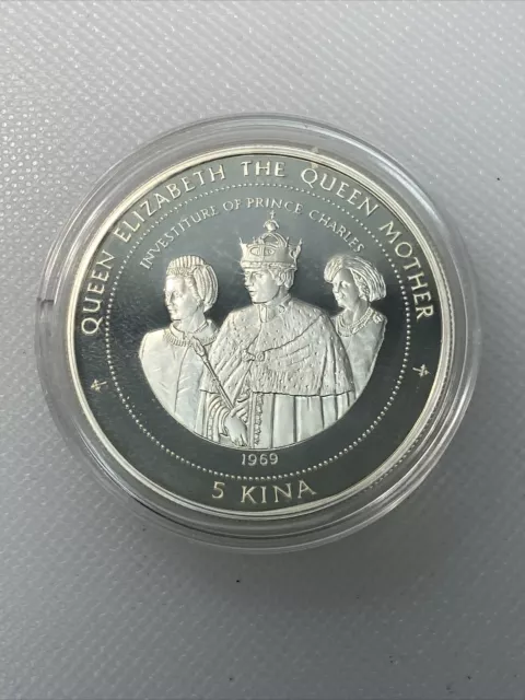 1998 Papua New Guinea 5 Kina Proof E1