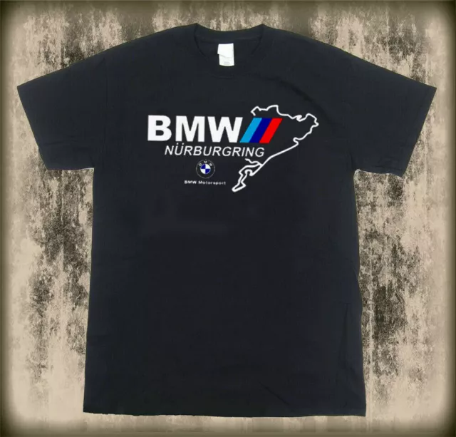 NEW BMW Motorsport Nurburgring T shirt Logo Men's Clothing Size USA