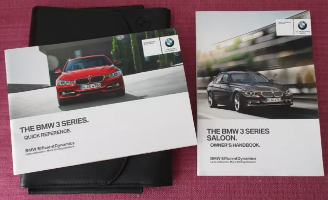 (2013) Bmw 3 Series Saloon (2012 - 2015)  Handbook - Owners Manual - User Guide.