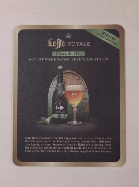 Sottobicchiere birra LEFFE ROYALE beer bier cerveza