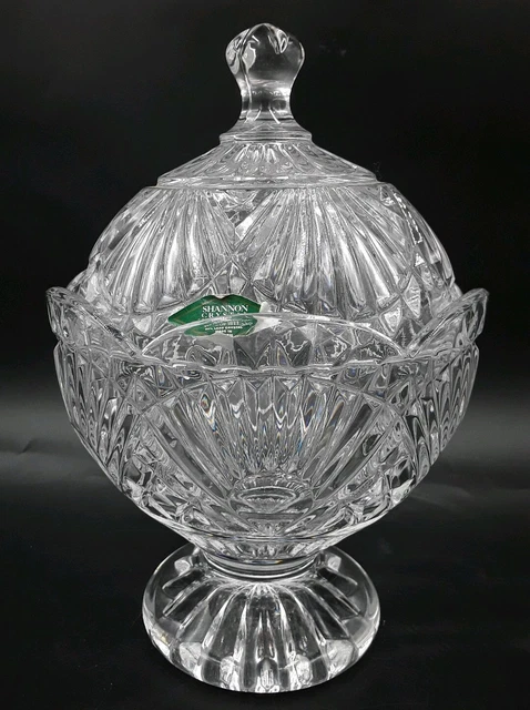 Shannon Crystal Freedom Covered Candy Bowl Dish by Godinger