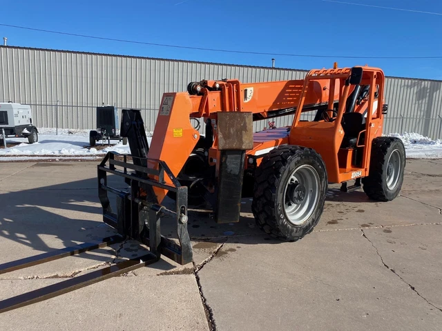 2015 Skytrak 10054 10000 Lb Capacity Diesel 72" Forks Telehandler With Open Cab