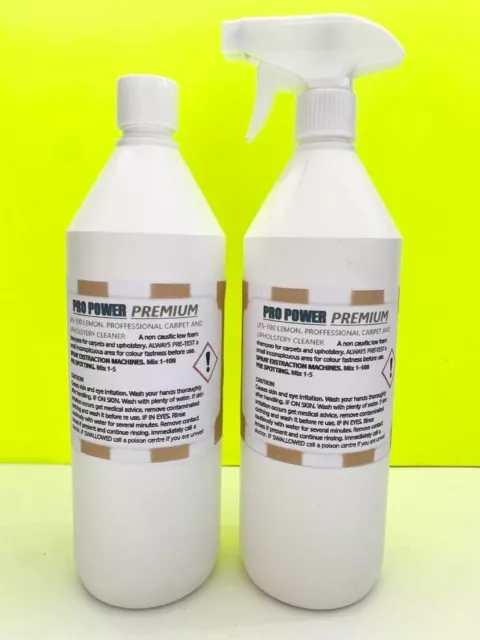 Professional universal carpet upholstery cleaner shampoo fluid 1L=100L Clean