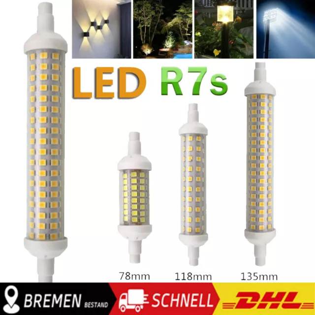 R7S LED Leuchtmittel Ersatz Halogenstab 78/135mm Birne Brenner Strahler Leuchte