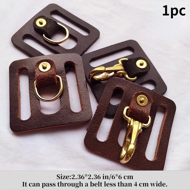 Porte-clés Support Avec Clip Ceinture Et Anneau Métal, Noir, Générique Neuf Avec étiquette
