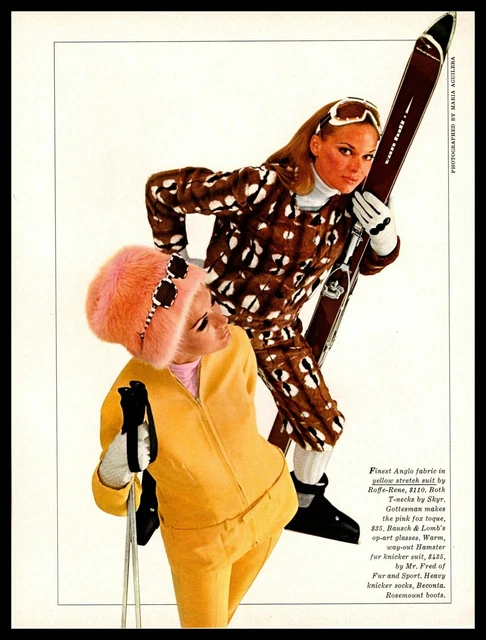 Renee Roffe 1966 ROFFE RENE Skyr Ski Wear Bausch & Lomb