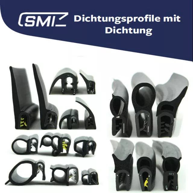 Kantenschutz mit Dichtung Dichtlippe Kantenschutzdichtprofil Dichtungsprofile Z