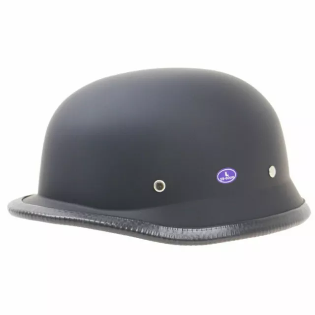 DOT Vintage German Motorcycle Half Helmet Skull Cap for Scooter Chopper Street