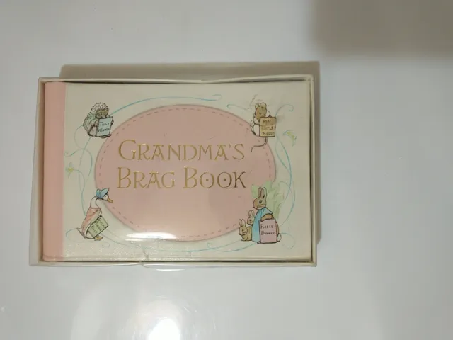 C.R. Gibson Beatrix Potter Grandma's Brag Book Photo Album VTG NOS 20 Pictures