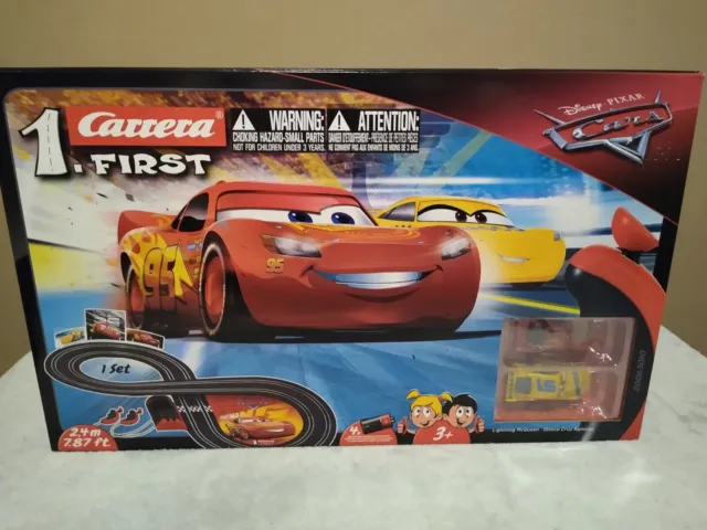 Carrera First Disney Pixar Cars 3 Slot Car with Race Track - 20063010