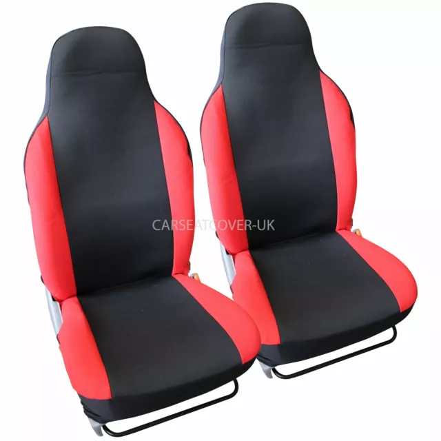 FOR ABARTH LUXURY RED RACING CAR SEAT COVERS Protectors 500 595