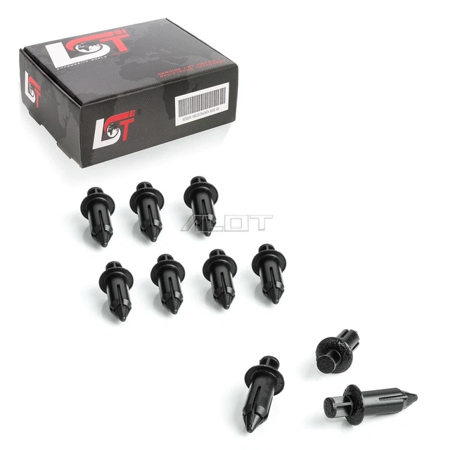 10x Spreizniete Befestigungs Clips Stoßstangen vorne für Suzuki Vitara bis 1998