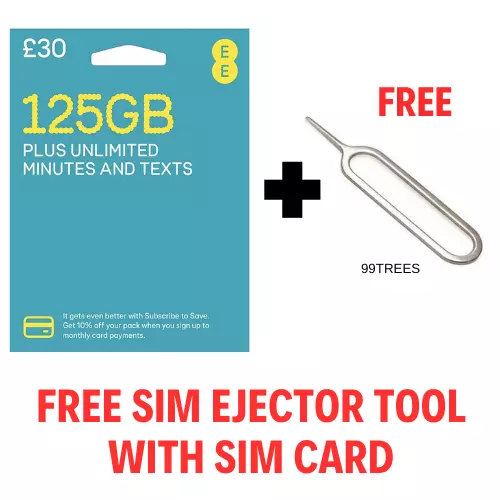 EE SIM Card PAYG Nano/Micro/Standard TRIO SIM CARD UK Pay As You Go UK Seller