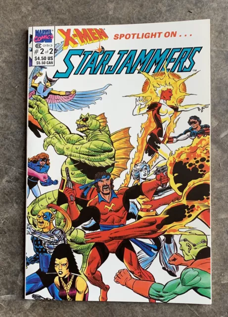 Marvel Comics X-Men Spotlight on Starjammers Book #2 of 2 1990 Vintage