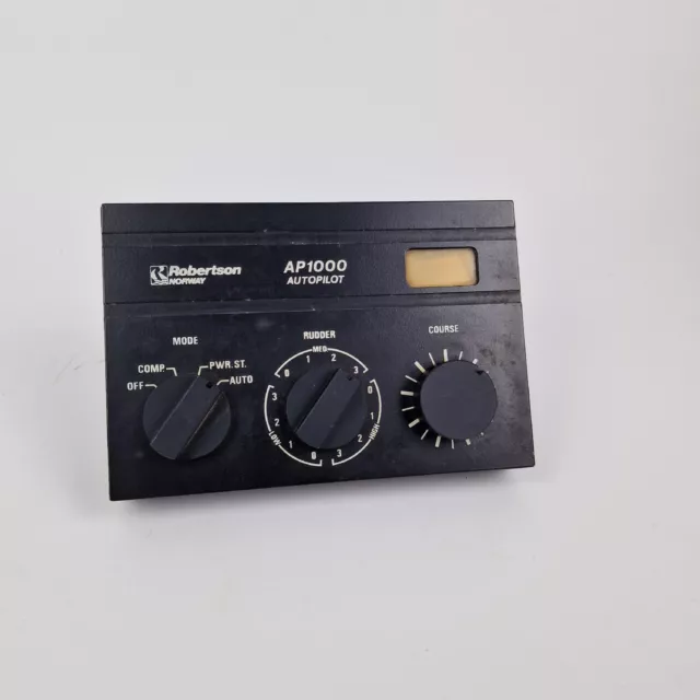 Robertson AP1000 Autopilot Control Head Unit Tritech J1000B 20178075 12V Simrad Robertson AP1000 Autopilot Control Head Unit Tritech J1000B 20178075 12V Simrad