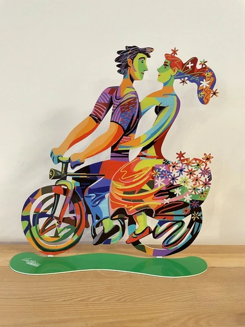 David Gerstein Metal Art - Balade printanière - Sculpture moderne en métal