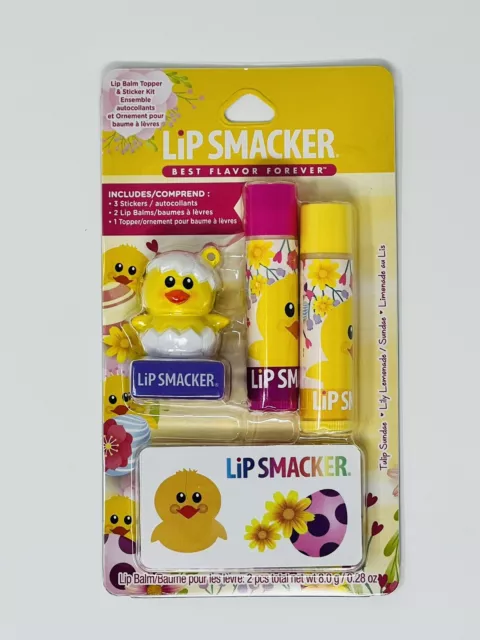 Lip Smacker Best Flavor Forever Lip Balm Topper & Sticker Kit Chick, Spring
