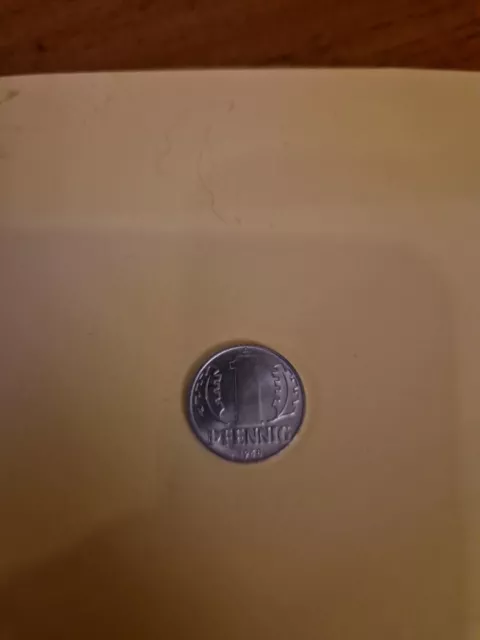DDR 1 Pfennig Münze