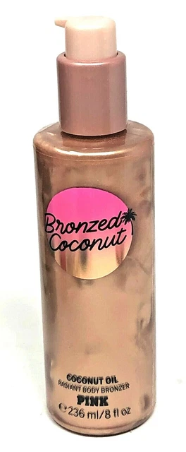 Victoria's Secret Pink Bronzed Coconut Radiant Body Bronzer Coconut Oil 8 oz Victoria's Secret Pink Bronzed Coconut Radiant Body Bronzer Coconut Oil 8 oz