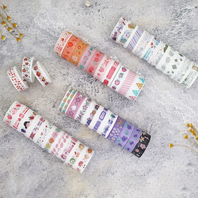 Pegatinas decorativas Heart INS Little Fresh Hand Cuenta Washi cinta hágalo usted mismo material