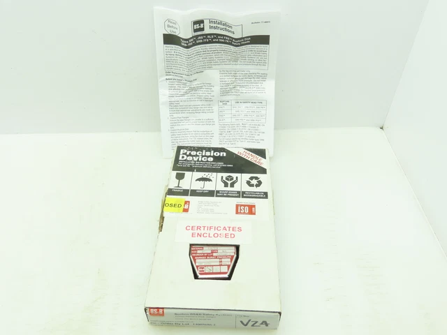 BS&B Safety Systems 1136257;DV-V-24 Rupture Disk 2" Type RLS 186 PSIG @ 150°F