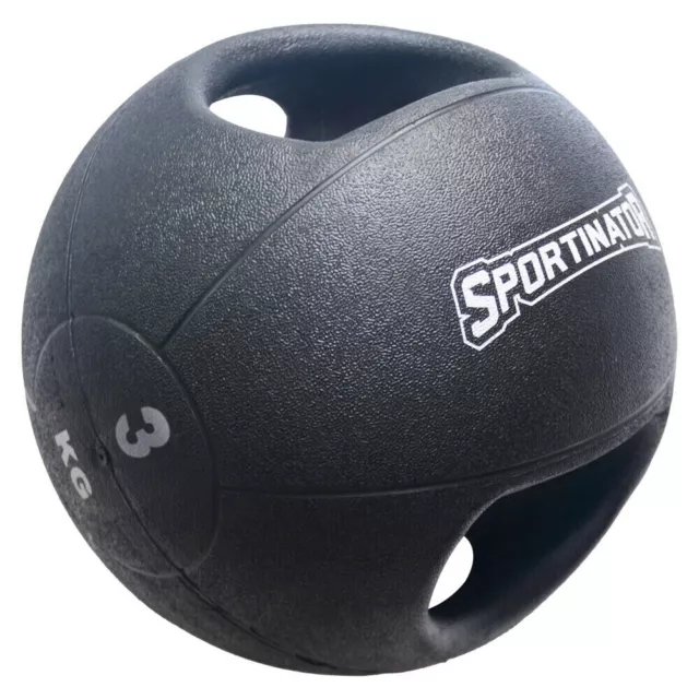 SPORTINATOR Premium Pelota de Gimnasia Balón Medicinal Con Manija STR-97 Nuevo