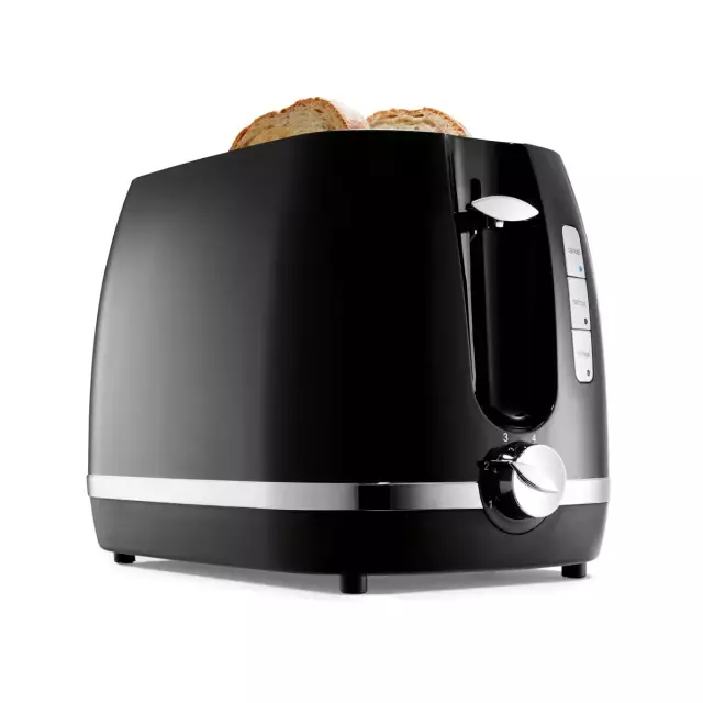 Toaster 2-Slice Electric Automatic Crumb Tray Defrost Reheat Variable Browning