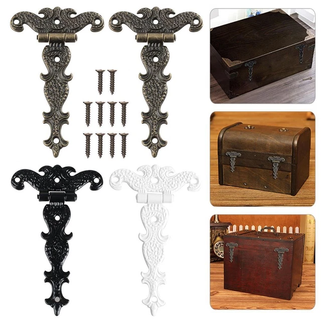 d'angle Charnière d'étui Support de cas de bijoux Cadre de boîte cadeau