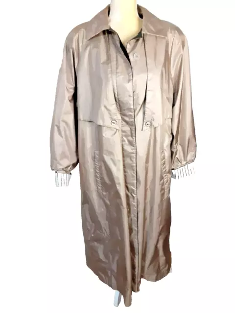 Fleet Street fully lined midi length trench coat belted 12 polyester