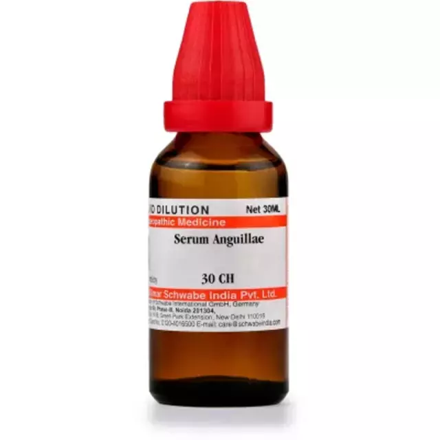 Willmar Schwabe India suero de anguila (30 ml) 100% homeopático