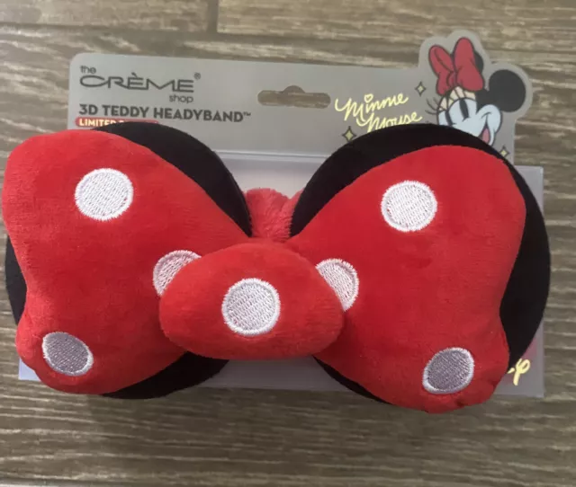 The Creme Shop Disney Minnie Mouse 3D Limited Edition Teddy Headyband Headband
