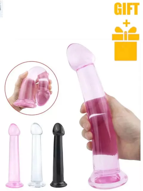 Godemiché-En-Silicone-Avec-Ventouse-Pour-Femme-Plug-Anal-Adulte-Jouet-Gode-Neuf 2