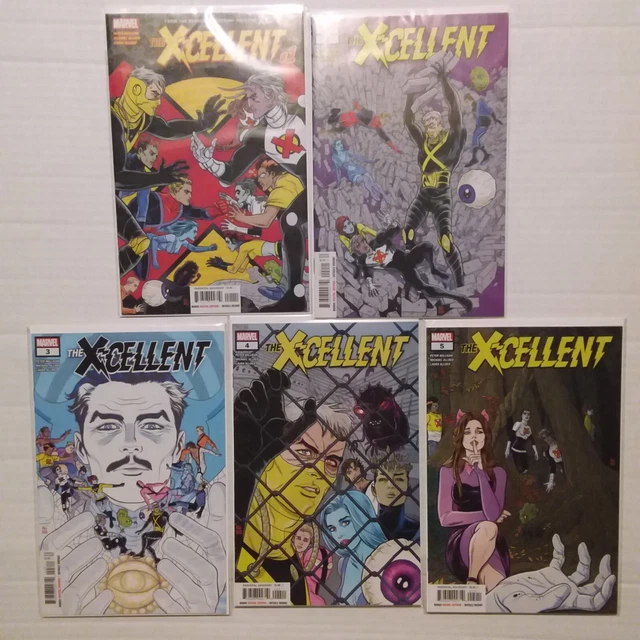 The X-Cellent 1 2 3 4 5 ( Marvel 2022 ) Complete Set Lot Run -NM- X-MEN