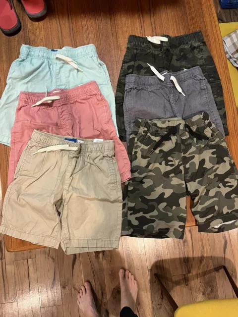 Boys Old Navy Shorts Size 8 Lot 6 Pairs