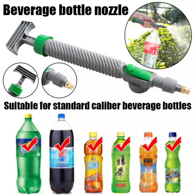 Ajustable Presión Alta Manual Pulverizador Botella Spray Bomba de Aire Cabeza <