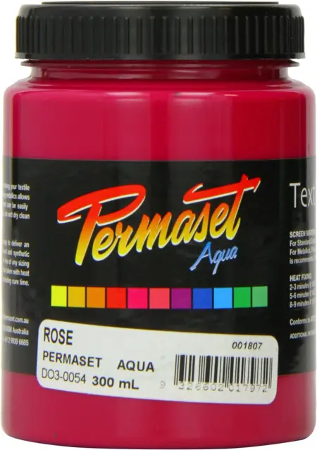 Permaset Aqua 300ml Stoffdrucktinte - Rose