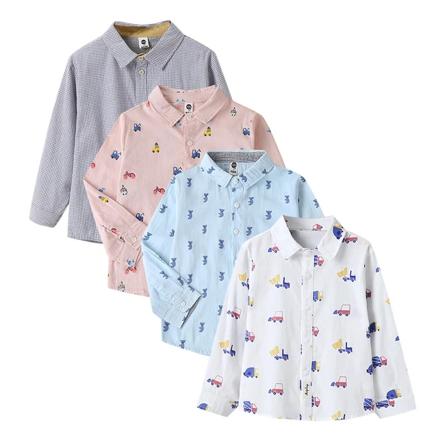 Camicia bambino bambino neonato bambino bambina bambina giacca manica lunga ragazzo top