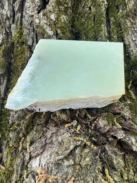 Gem grade light green Siberian Jade