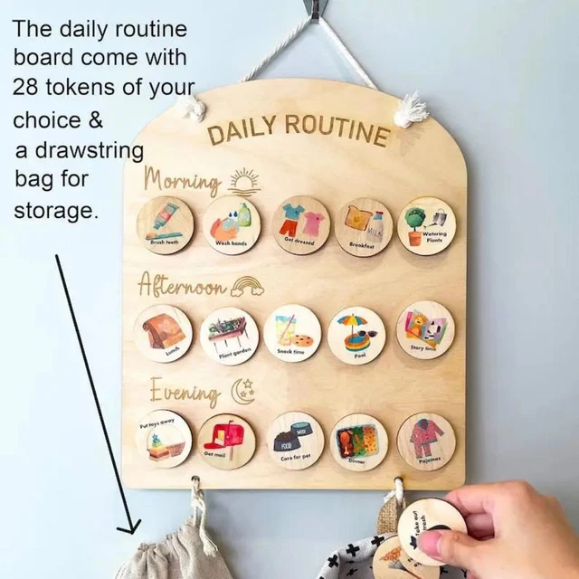TABLEAU DE ROUTINE Quotidienne pour Les Enfants pour Le Tableau Des ...