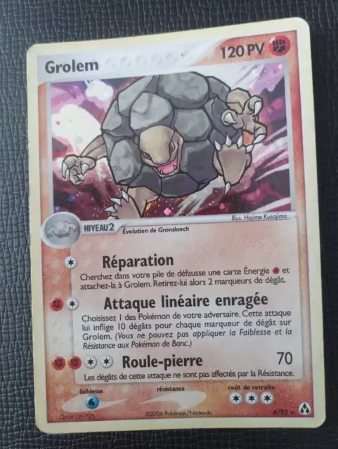 Carte Pokemon GROLEM 6/92 Holo Bloc EX Créateurs de Légendes FR