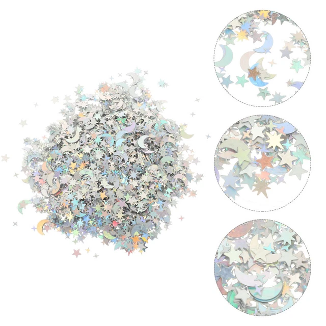 Spargitavolo pezzi decorativi stella e luna decorazione natalizia sinfonia