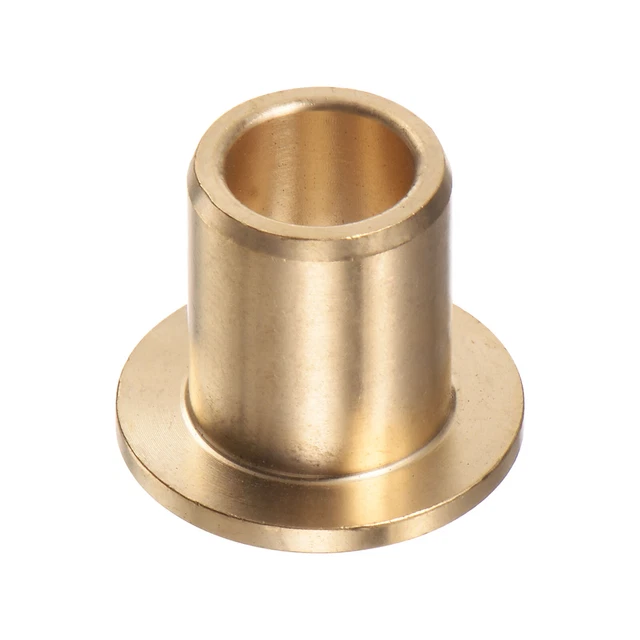 Flange Bearing Sleeve 10mm x 14mm x 20mm Bronze Self-Lubricating Bushings