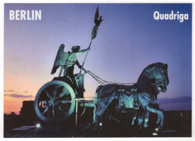 AK Berlin / Blick auf die Quadriga auf dem Brandenburger Tor