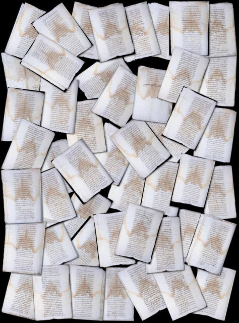 (C50)- Documenti Manoscritti  Seicenteschi  48 Facciate Scritte - 1618
