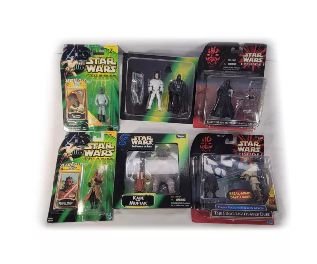 Big Lot of Vintage Kenner Star Wars 1995 - 2009 Episode 1 Figures NIB *NEW*